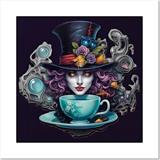 Mad Hatter Alice in Wonderland Posters and Art